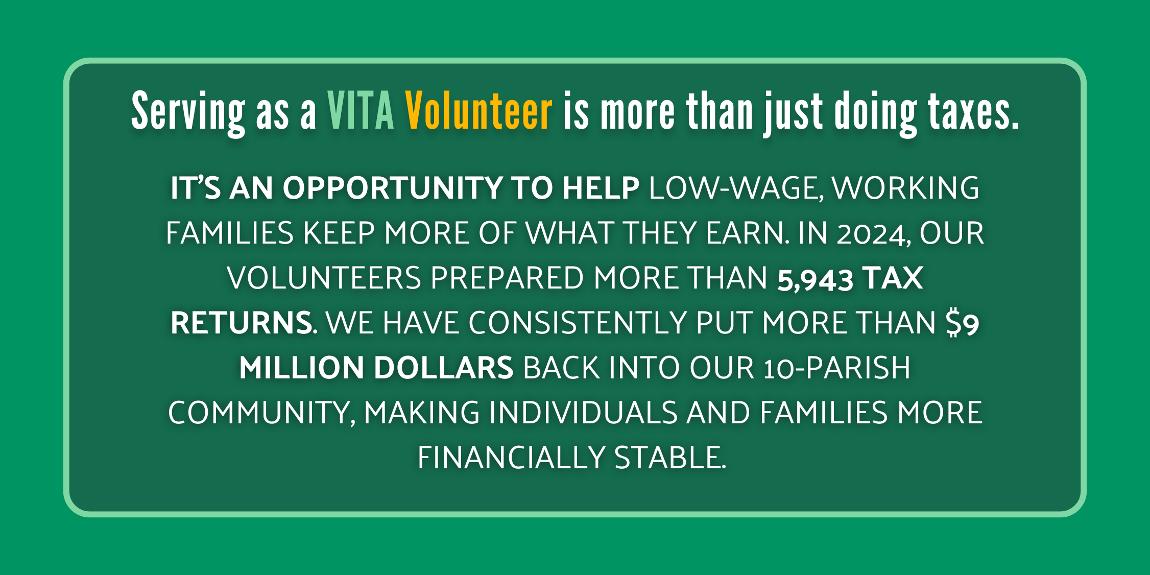 VITA Volunteer 